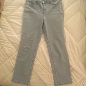 NYDJ Railroad Striped Jeans - Hardly Worn. Size 10.